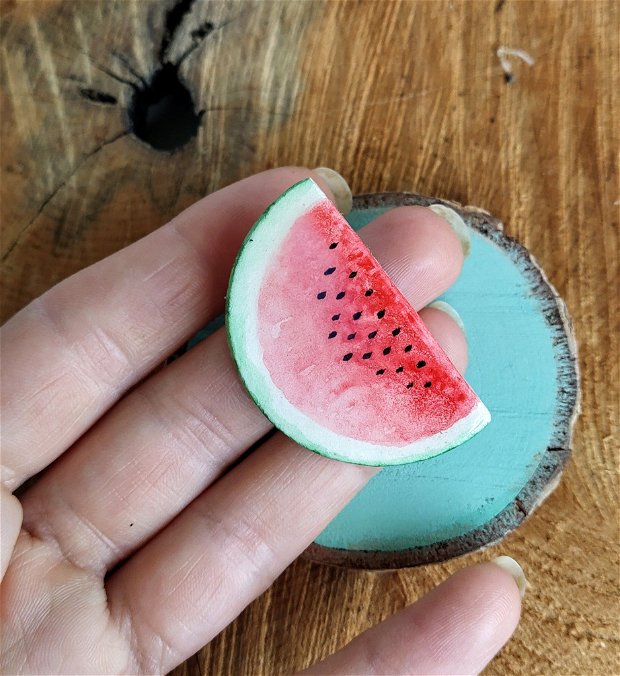 Broșă Watermelon