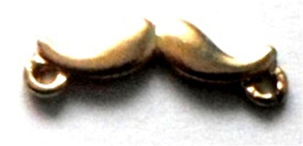 Link metalic mustata auriu