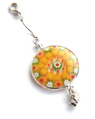 Pandantiv sticla millefiori (C12)