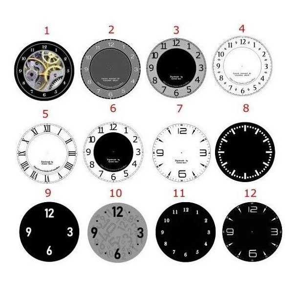 TRUPA MUZICALA-ceas de perete (personalizabil)
