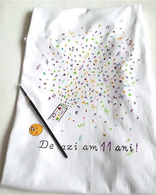 Tricou fete pictat party time
