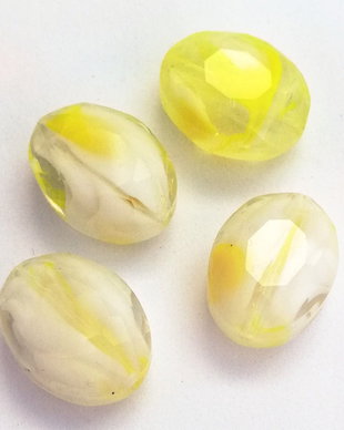 Margele Murano galben