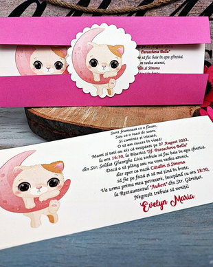 Invitatie - LITTLE KITTY