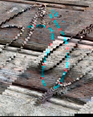 ZM2225- Colier unisex- colier tribal- colier boho chic/ hippie- colier colorat- colier casual