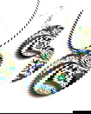 set bijuterii lemn 40866