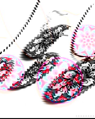 set bijuterii lemn 40860