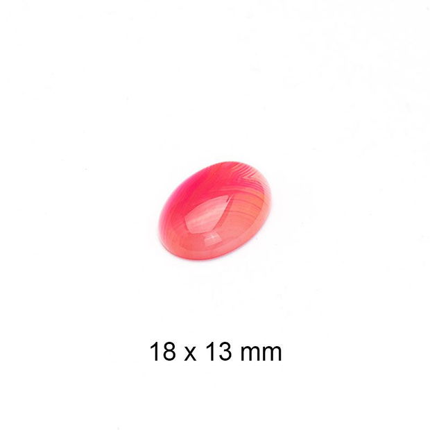 Cabochon Agat, 18 x 13 mm, B-127