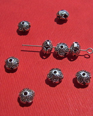Floare cu 5 petale din argint .925 aprox 5.5x7 mm
