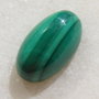 Cabochon oval mic malachit NATURAL aprox 6.5x8.4x14.4 mm