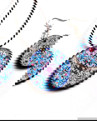 set bijuterii lemn 40852