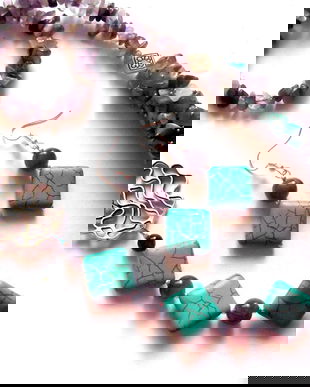 set ametist si turcoaz 40893