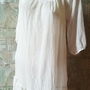 rochie mini voal alb