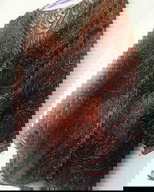 bluza de voal aramie dantelata , Nevada , L