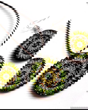 set bijuterii lemn 40875