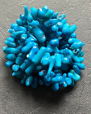 Lchips 52 - chips coral albastru