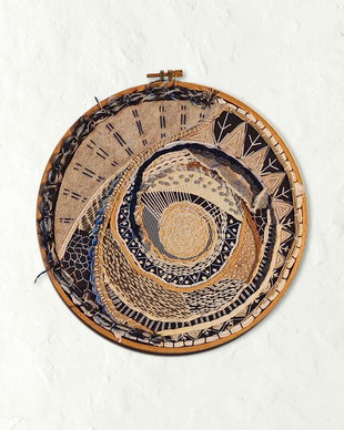 Broderie contemporană Pământ