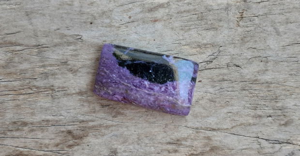 Cabochon charoit, 27x14 mm