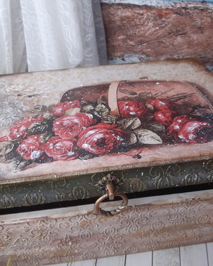 Vintage roses - cufar pentru bijuterii/amintiri