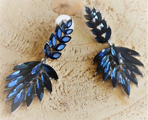 Cercei cu cristale zirconia