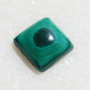 Cabochon malachit NATURAL aprox 10x10x4 mm