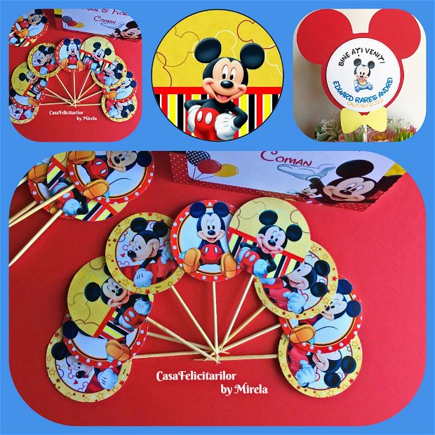 Toppers Mickey mouse si prietenii