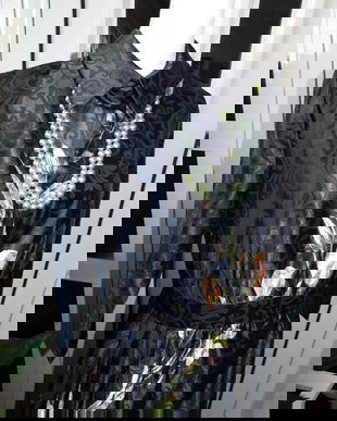 Rochie ocazie ,  saten   jaquard  ,  spectaculoasa ,  masura 40 - 42