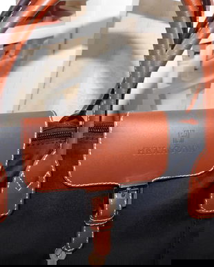 Geanta noua  shopper, neagra , combinata  cu piele ecologica maro ,