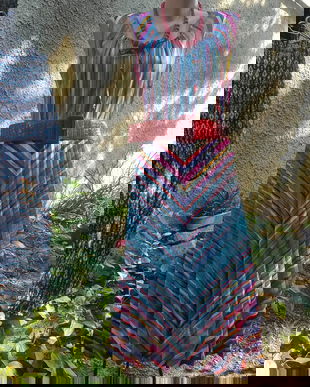 Rochie solata , in dungi multicolore