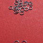 (10 bucati) Zale medii din argint .925 rodiat, inchise (sudate) (ZS2) din diametru aprox 5 mm, grosime aprox 0.7 mm
