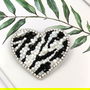 Broșă - Zebra Heart
