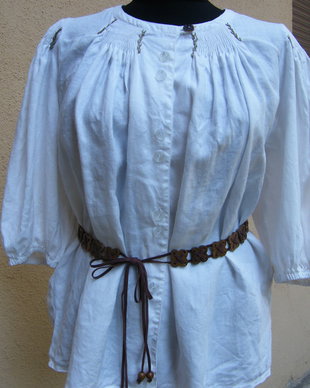 Bluza model rustic cu cordon