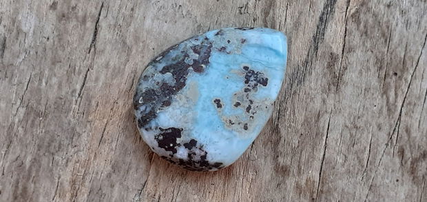 Cabochon larimar, 30x23 mm