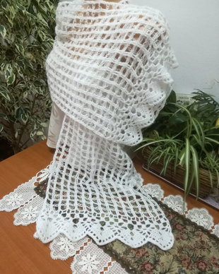 Şal alb