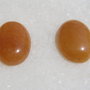 (2 bucati) Cabochon aventurin rosu aprox 4x11x15 mm