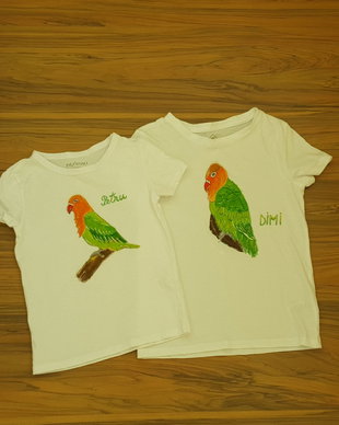 Tricou pictat manual pentru copii