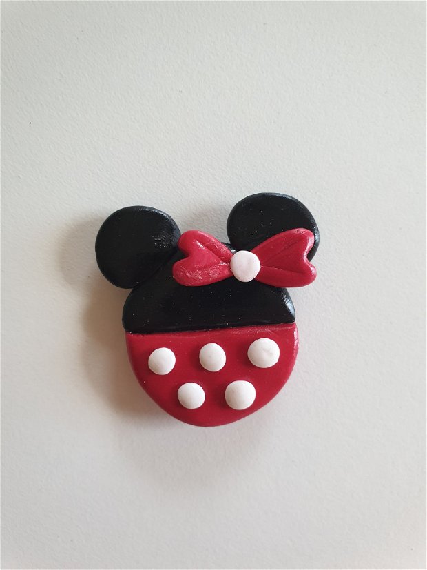 Magnet de frigider/broșă/pandantiv/accesoriu breloc Minnie Mouse
