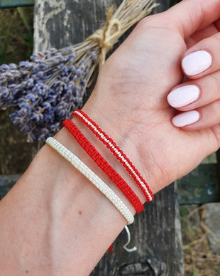 Set 3 bratari asortate macrame