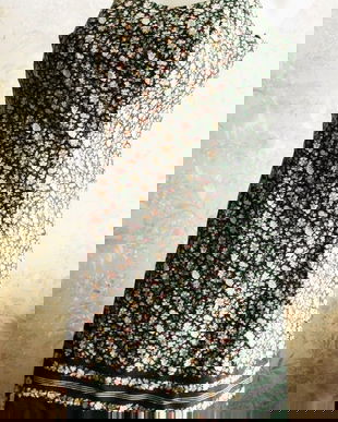 rochie scurta  bumbac cu floricele si corsaj , Atlantic