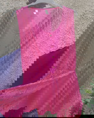 Bluza cu bustul dublu, dantela