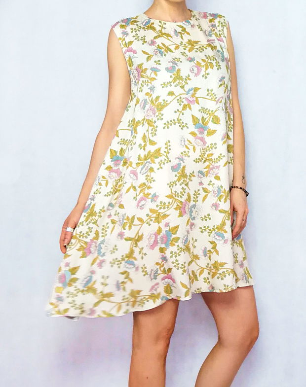 Rochie mini floral print