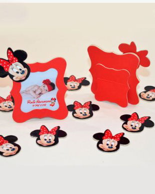 Marturii Rame Foto Minnie Mouse Nuanta Rosie