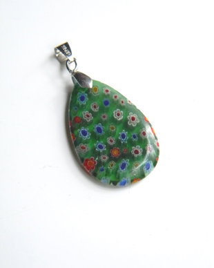 Pandantiv sticla millefiori (C61)