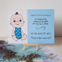 Placuta cadou cerut nasii personalizat pictat manual baietel