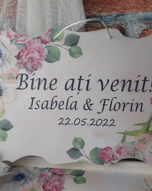 Placuta "Bine ati venit!"