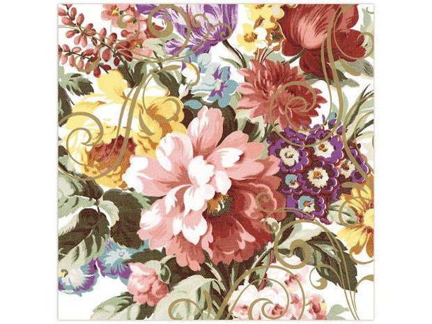 Servetel decorativ - floral- 489664