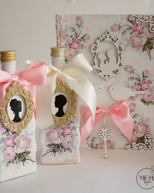 Guest book / carte oaspeti si sticle de tuica