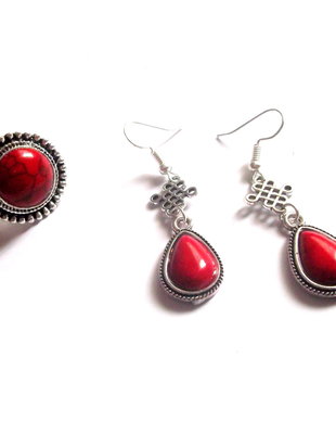 set  howlite rosu 41568