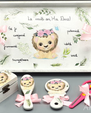 Set de moț Baby Lioness