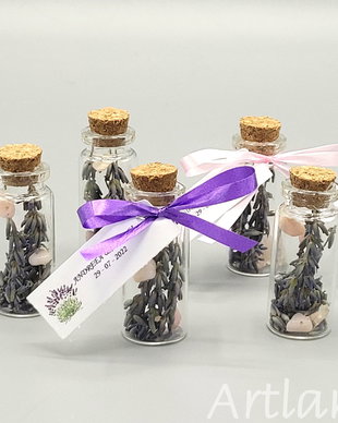 Marturii pentru nunta,  sticlute cu lavanda