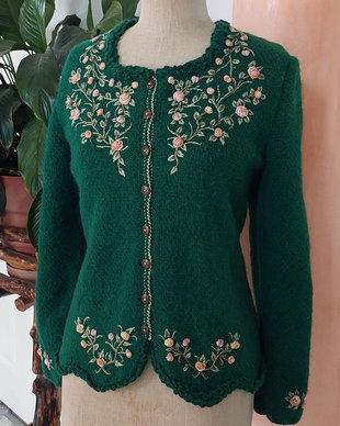 Jacheta Cecilia verde pastel